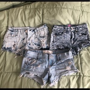 3 pairs of shorts!